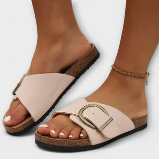 Margie – Sandales en liège pour femme avec design à boucle
