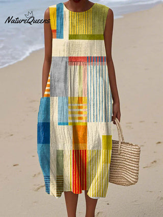 Poppy | Robe Patchwork Moderne