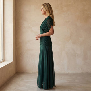 AURORA – Robe Maxi Élégante à Col V