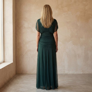 AURORA – Robe Maxi Élégante à Col V