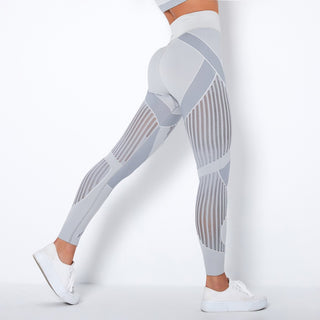 Legging de sport avec zones ajourées pour femme