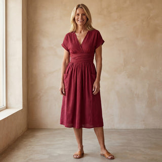 LENORA – Robe Ample en Coton