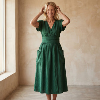 LENORA – Robe Ample en Coton
