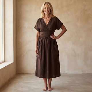LENORA – Robe Ample en Coton