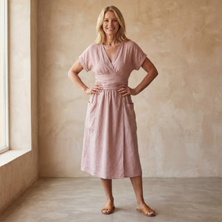 LENORA – Robe Ample en Coton