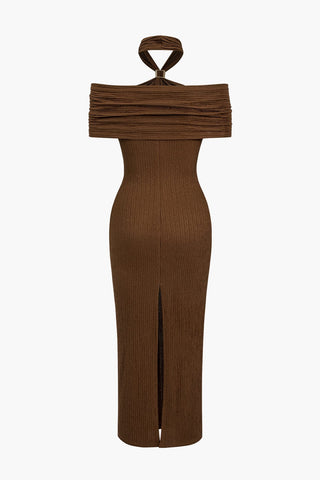 Sophia | Robe de soirée Bodycon avec design de bouton artistique
