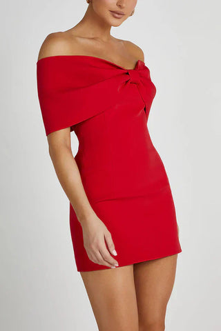 Elly | Robe Mini Débardeur avec Détail Nœud