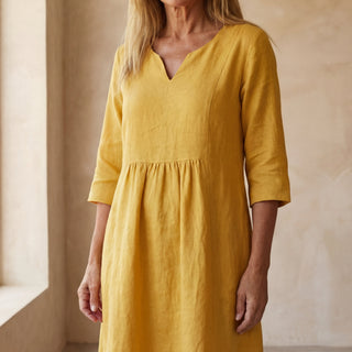 ALMERIA - ROBE ÉLÉGANTE EN COTON