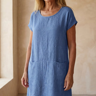 MARINIA - Robe bohème en coton