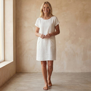 MARINIA - Robe bohème en coton