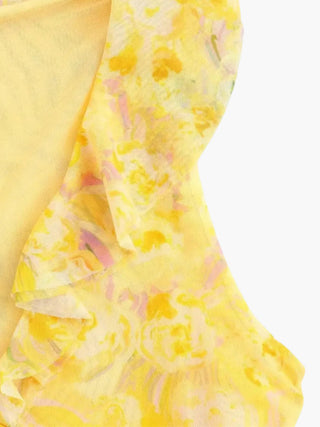 Fenja | Robe mini fleurie avec détails en volants