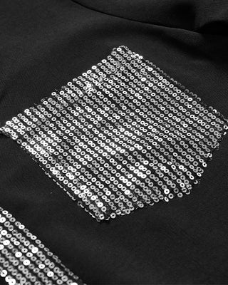 Chemise | Boutons Devant | Poche Poitrine Sequins