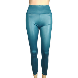 Legging femme taille haute effet cuir avec coupe moulante