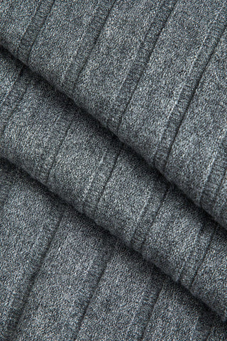 Gerlinde | Jupe midi en tricot tombante avec plis et taille élastique