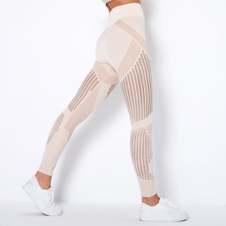 Legging de sport avec zones ajourées pour femme
