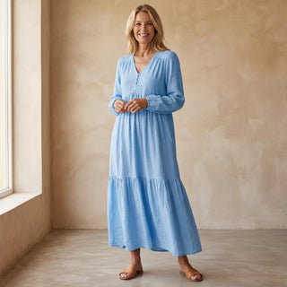 SAREDAS - ROBE CONFORTABLE EN COTON