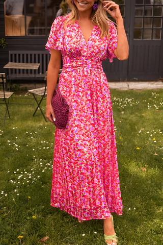 Ava™ | Robe maxi élégante avec décolleté en V et coupe féminine