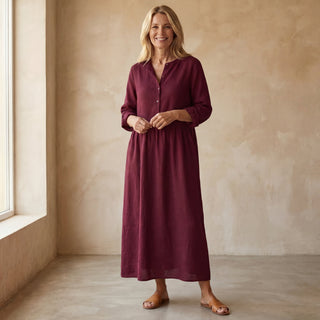 MARANA - ROBE EN COTON DÉCONTRACTÉE