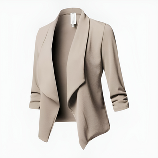 Blazer léger pour femme avec coupe ouverte