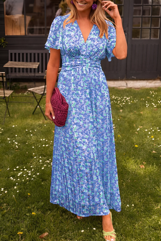 Ava™ | Robe maxi élégante avec décolleté en V et coupe féminine