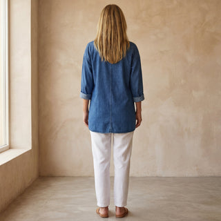 ANADASA - HAUT EN DENIM RÉTRO
