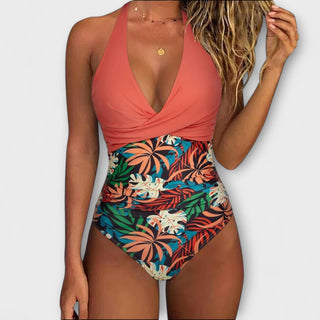 Florencie - Maillot de bain femme élégant avec décolleté en V