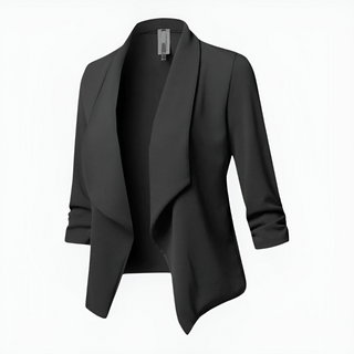 Blazer léger pour femme avec coupe ouverte