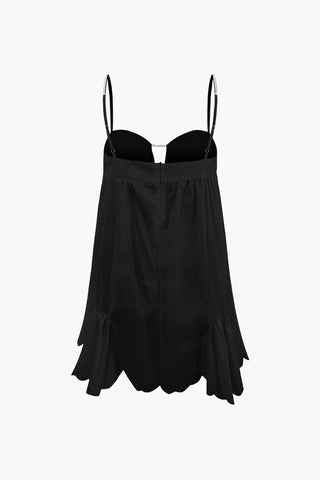 Sophia | Robe Mini Glamoureuse avec Bandes en Cristal – Féminine & Élégante pour des Occasions Spéciales