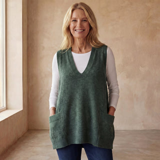 AROLA - Gilet en tricot douillet