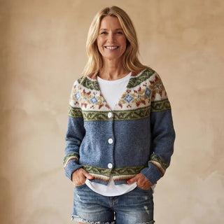 BIRANE - CARDIGAN RAYÉ DE COULEUR