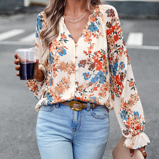 Evangeline™ Blouse pour femmes avec motif floral