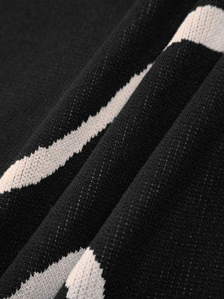 Maisie | Robe midi cintrée en béton avec motif abstrait et délicates bretelles spaghetti
