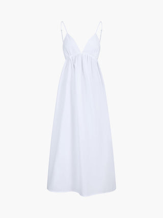 Elena | Robe Maxi Rugloos avec Découpe – Élégance estivale intemporelle