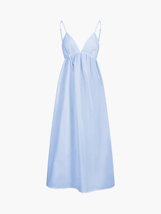 Elena | Robe Maxi Rugloos avec Découpe – Élégance estivale intemporelle