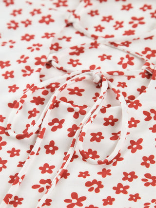 Johanna | Robe fleurie romantique avec bretelles spaghetti – Beauté intemporelle & confort
