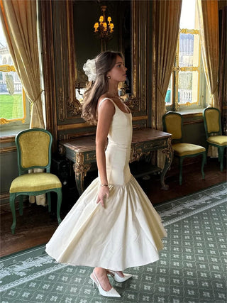 Evelyn | Robe Maxikleid à Volants Élégante pour Occasions Stylées