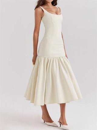 Evelyn | Robe Maxikleid à Volants Élégante pour Occasions Stylées