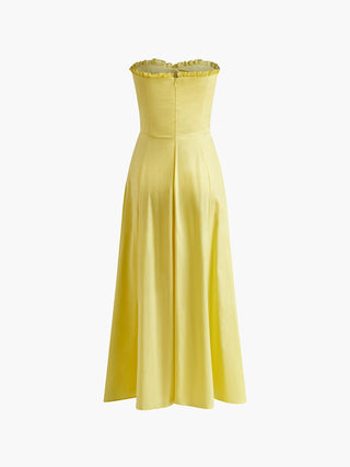 Anneliese | Robe d'été romantique avec bustier & ligne A