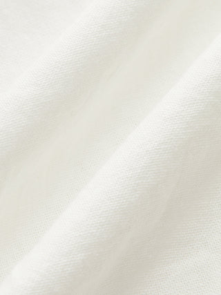 Tissu en lin blanc, gros plan texturé