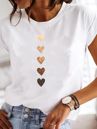 T Shirt | Motif Imprimé | Manches Courtes