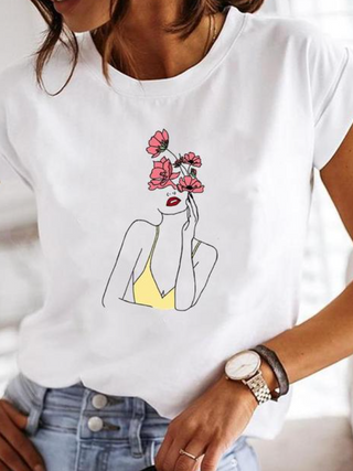T Shirt | Motif Imprimé | Manches Courtes