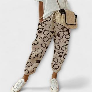 Burga - Pantalons confortables en coton et lin