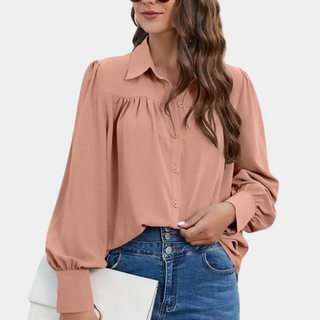 Ava™ Blouse Femme à Manches Bouffantes