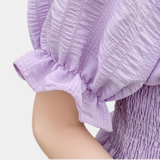 Evelien™ Top à volants pour femmes, décolleté épaule