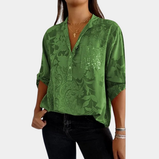 Esme™ Blouse à Col V pour Femmes