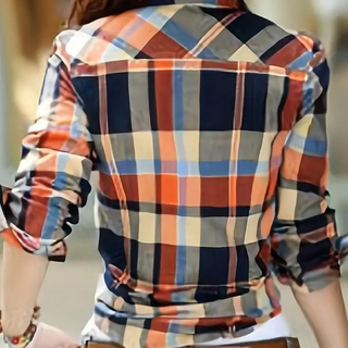 Blouse à carreaux Julia™ pour femmes