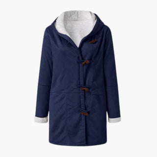 Manteau doublé femme en fausse fourrure avec capuche