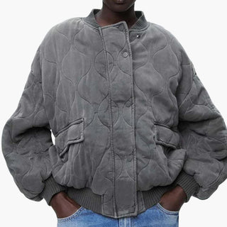 Veste matelassée pour femme à coupe oversize