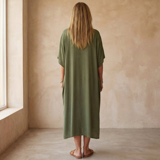 MARADIA – Robe Kaftan Fleurie