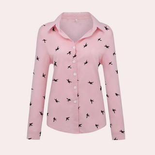 Blouse Femme Louise™ avec motif d'hirondelles